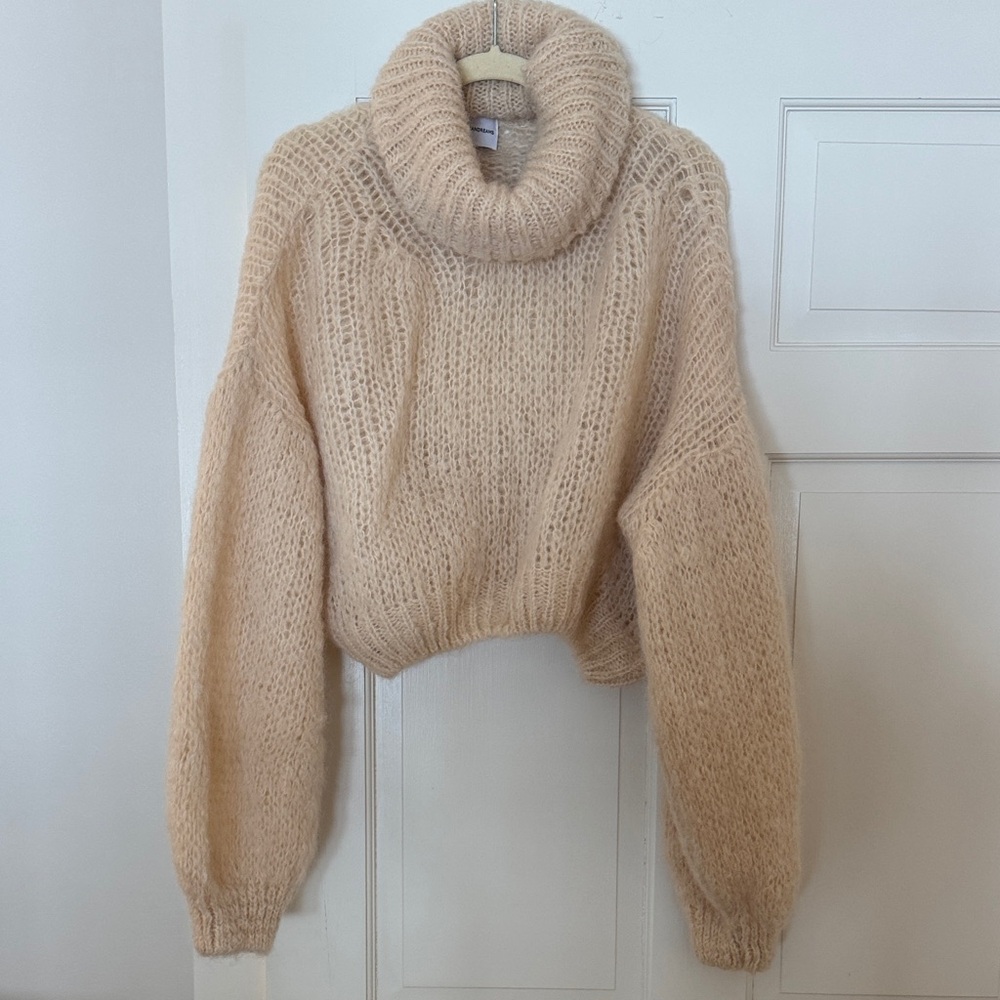 American Dream Cozy Cream Cowl Neck Sweater
